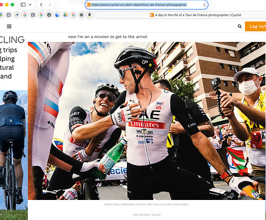 Diary on the Tour de France 2024 https://www.cyclist.co.uk/in-depth/tour-de-france-photographer