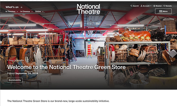 National Theatre Storage - Photography