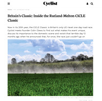 Cyclist magazine Rutland Classic Photography 2025